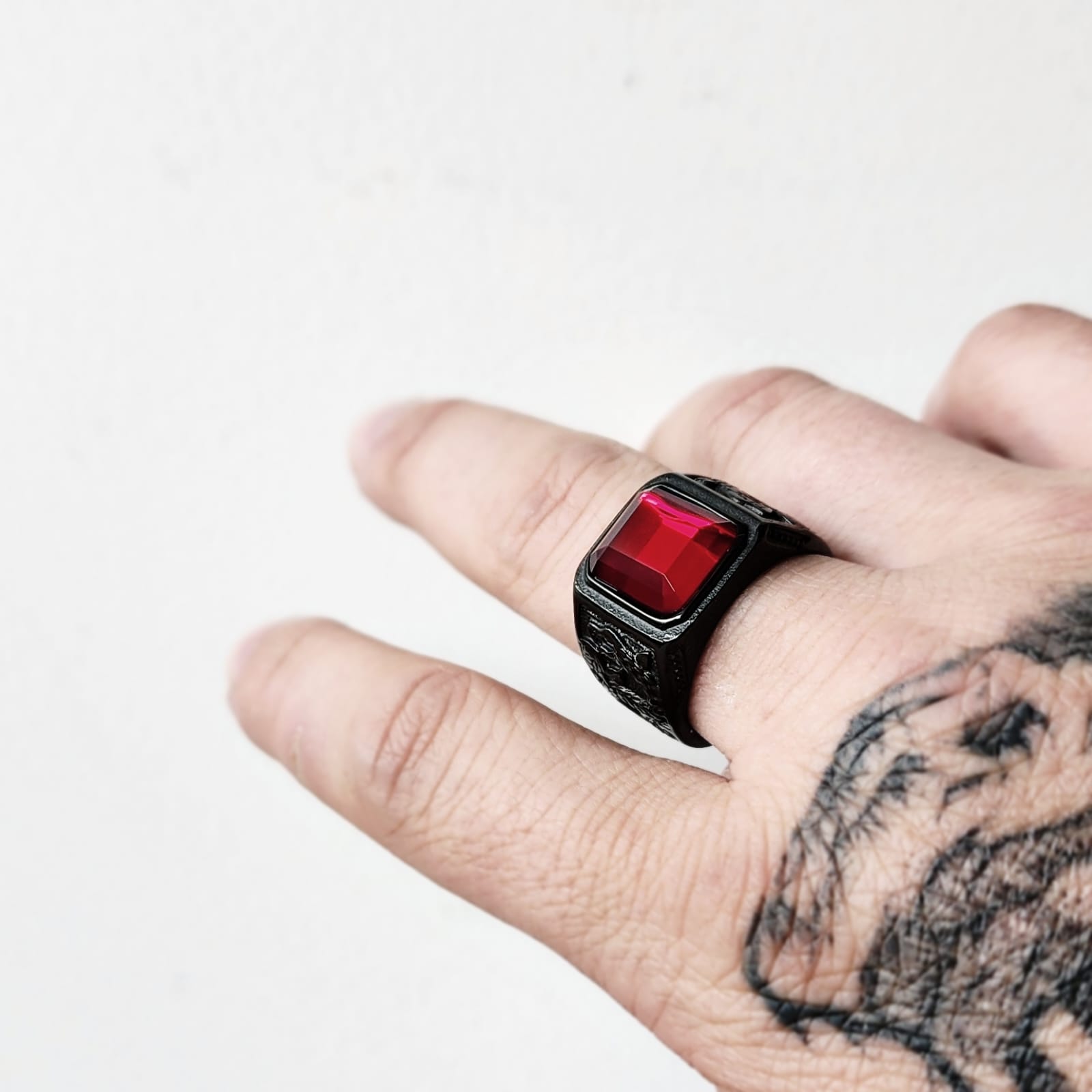 Red Snake Ring