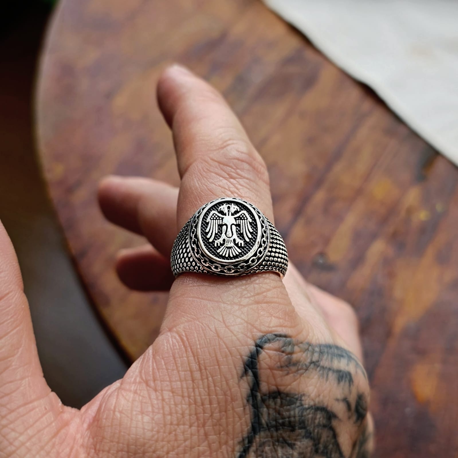 AGUILA BICEFALA (PLATA 925)