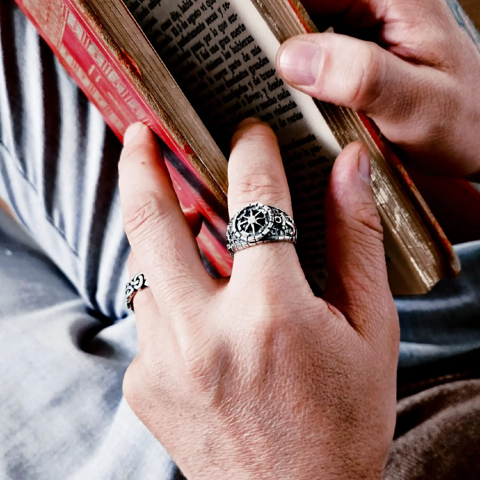 Compass Ring Plata