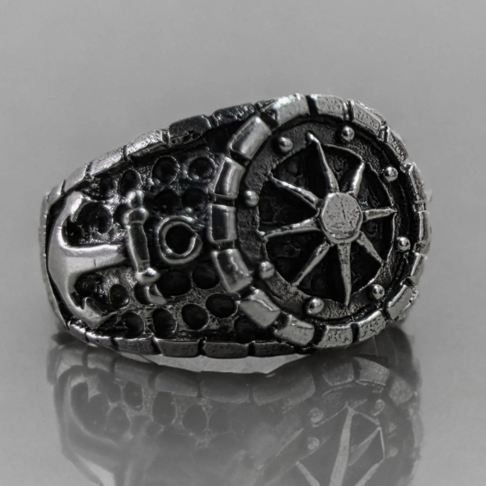 Compass Ring Plata
