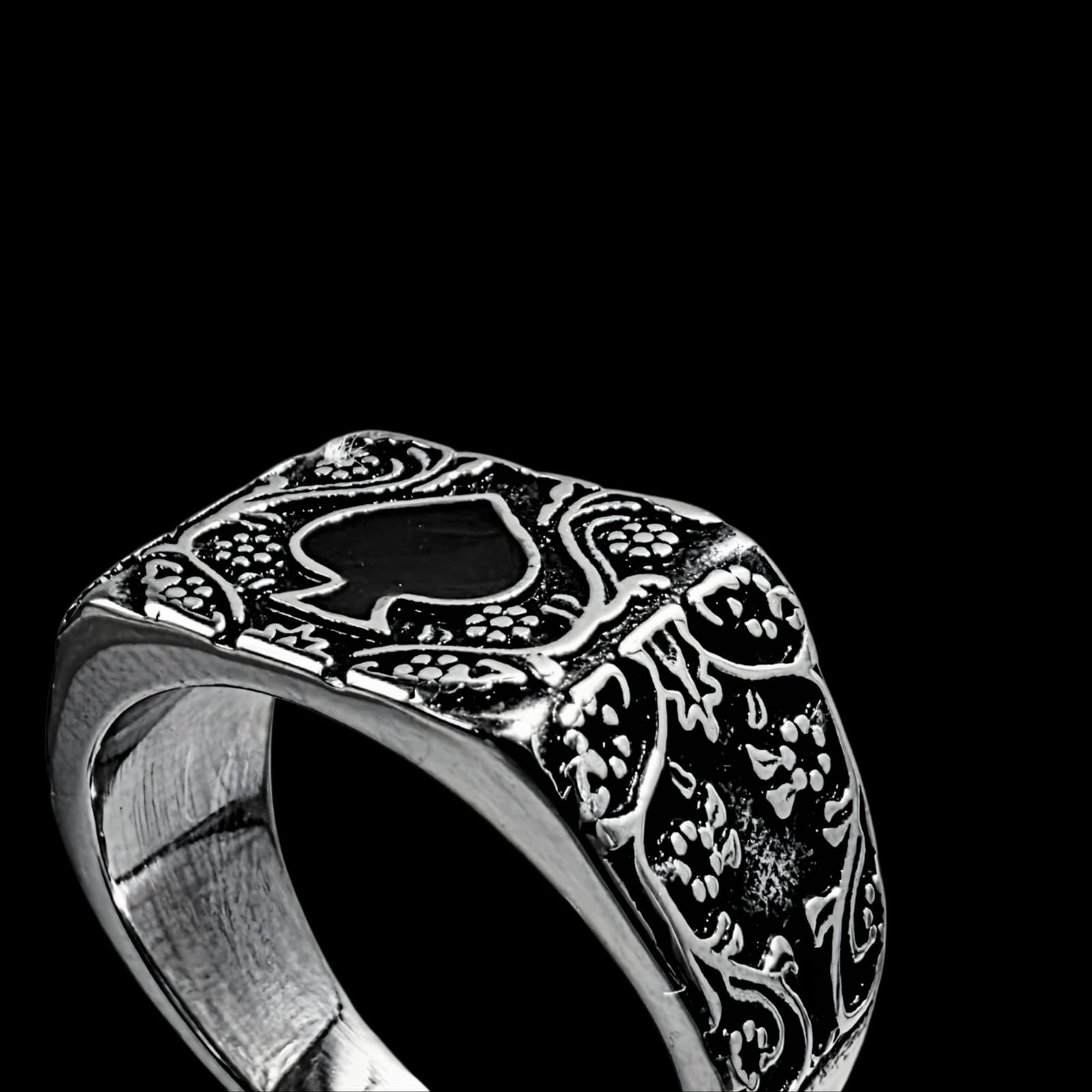 ACE OF SPADES RING