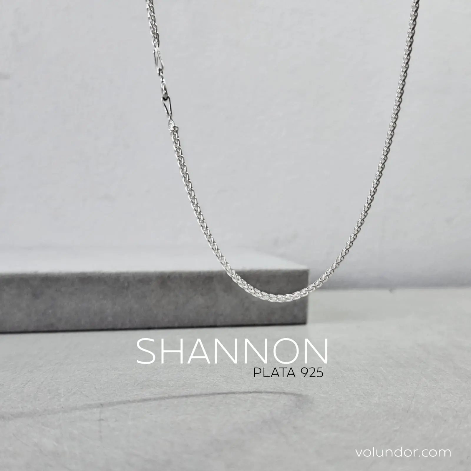 SHANNON CHAIN PLATA 925