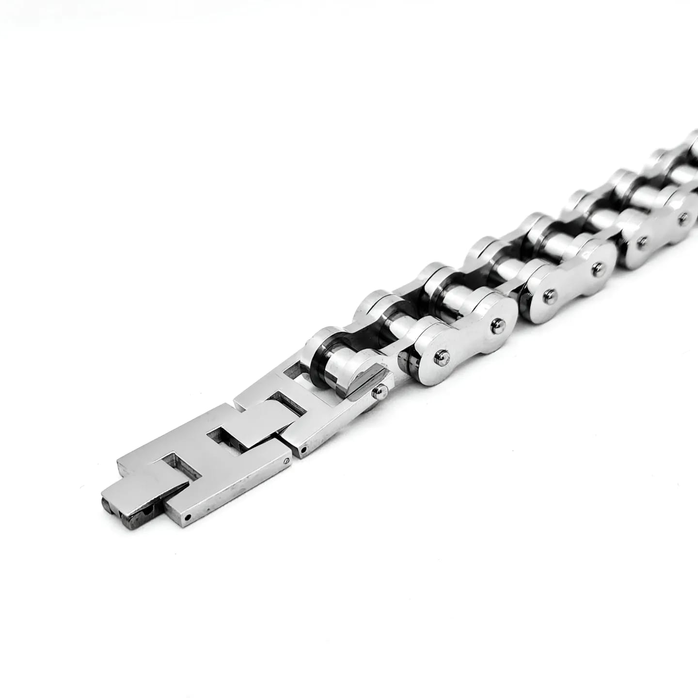 Motochain silver Brazalete
