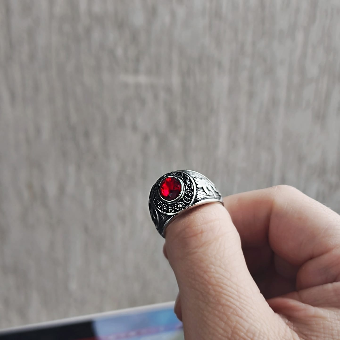 Red Stone Ring